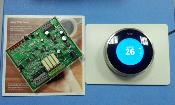 SMT circuit board assembly for nest thermostat